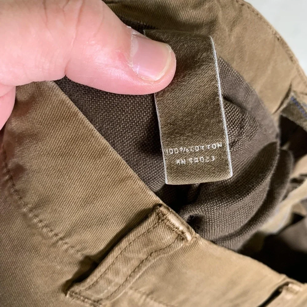 Banana Republic Pants Mens 29x30 Brown Garment Dye Cargo Paratrooper Y2K